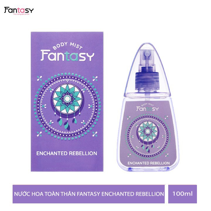 Combo sữa tắm 400ml + nước hoa toàn thân 100ml FANTASY ENCHANTED REBELLION | BigBuy360 - bigbuy360.vn