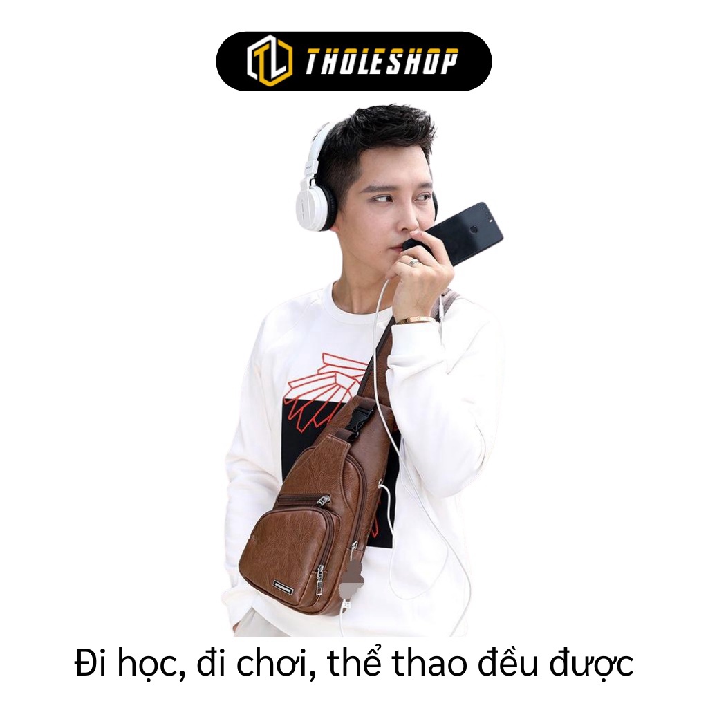 Túi Bao Tử GIGAHOME Túi Bao Tử Đeo Chéo Nam Bằng Da Cao Cấp Nhiều Ngăn 6977