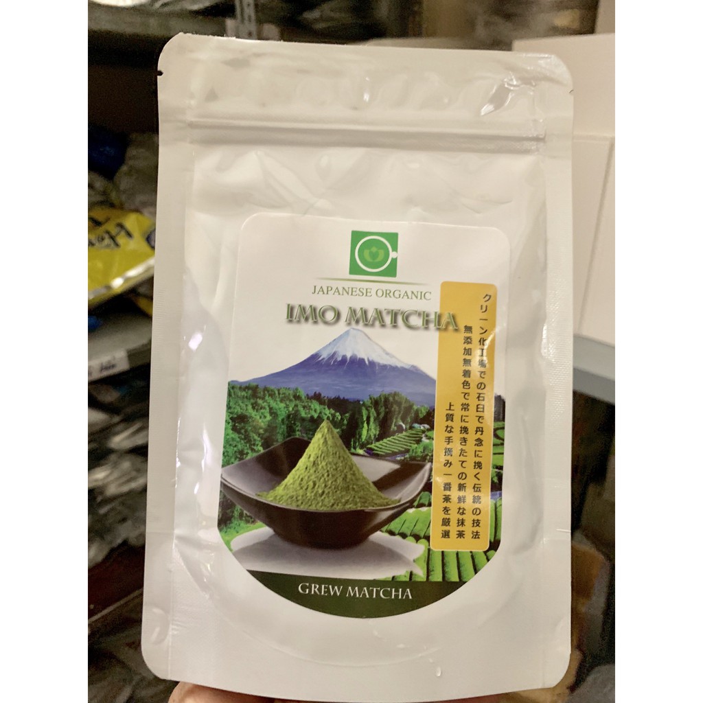 Bột Trà Xanh Matcha Nhật Bản Nguyên Chất 100% Gói 100g