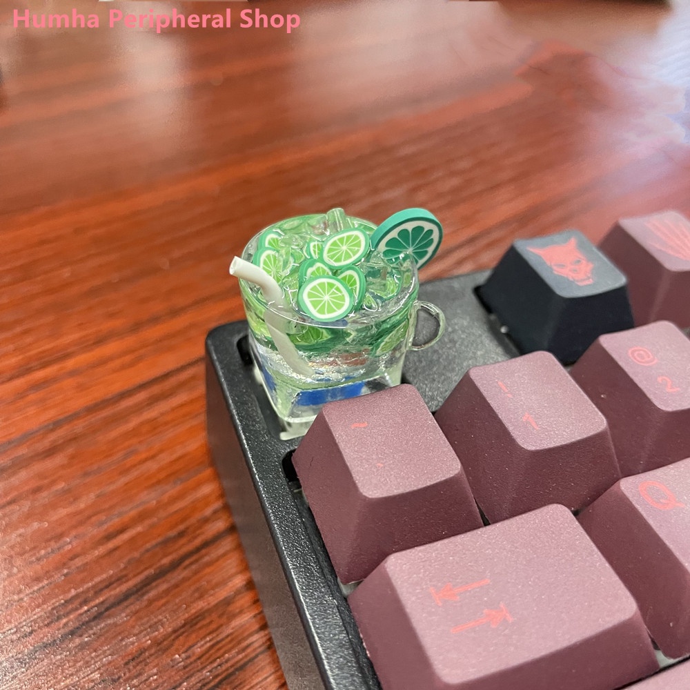 Artisan keycap Vỏ Bọc Chìa Khóa Cơ Khí Resin Thủ Công Hình Trái Cây Mùa Hè Được Làm Bằng Tay Có Thể Tùy Chỉnh ESC