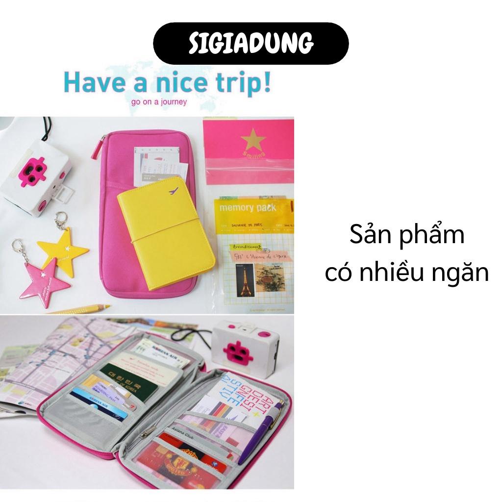 [SGD] Ví Đựng Hộ Chiếu - Túi Đựng passport Và Giấy Tờ Khác Khi Đi Du Lịch Nhỏ Gọn Tiện Lợi  3385