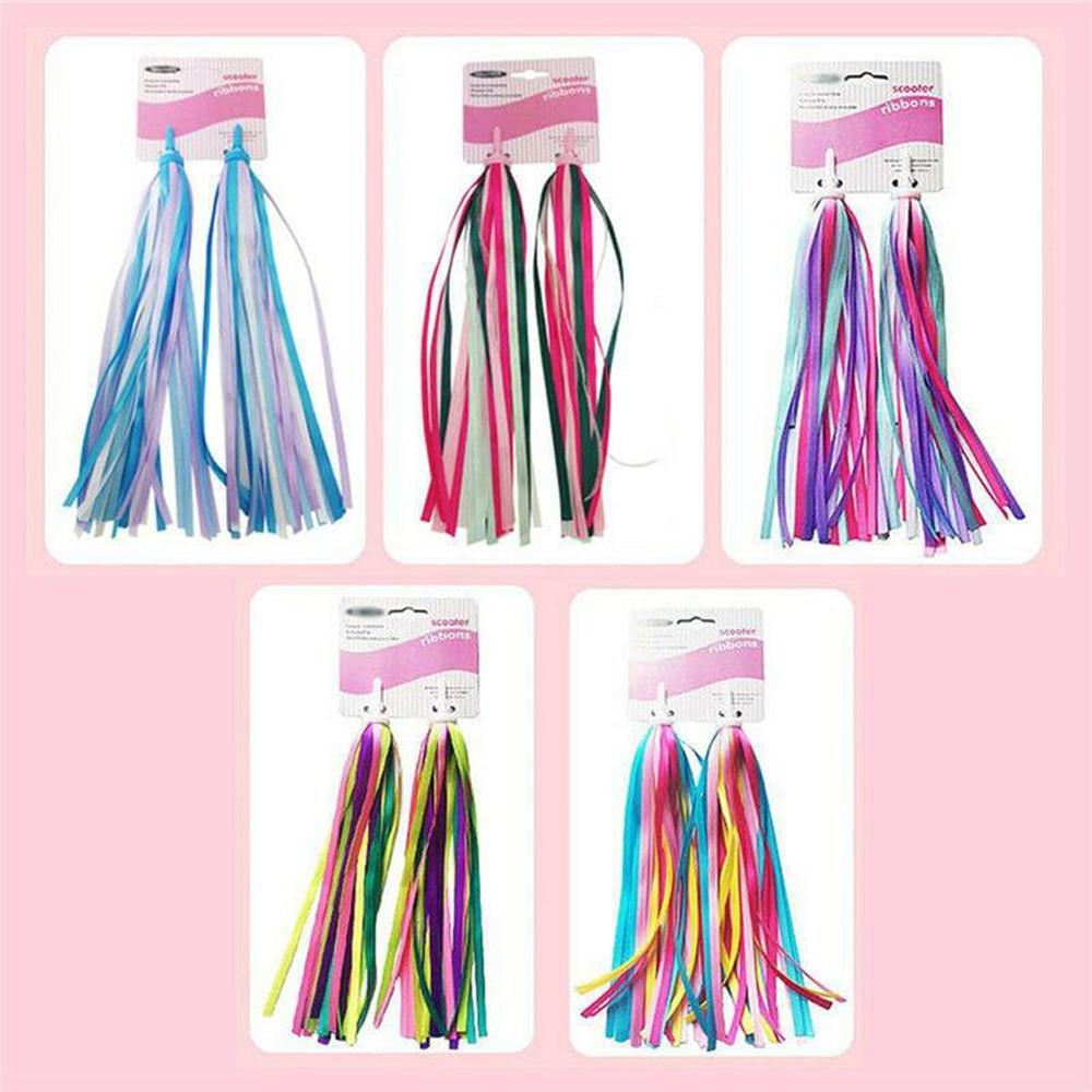 Dây Tua Rua Polyester 30CM Màu Cầu Vồng Trang Trí Xe Đạp