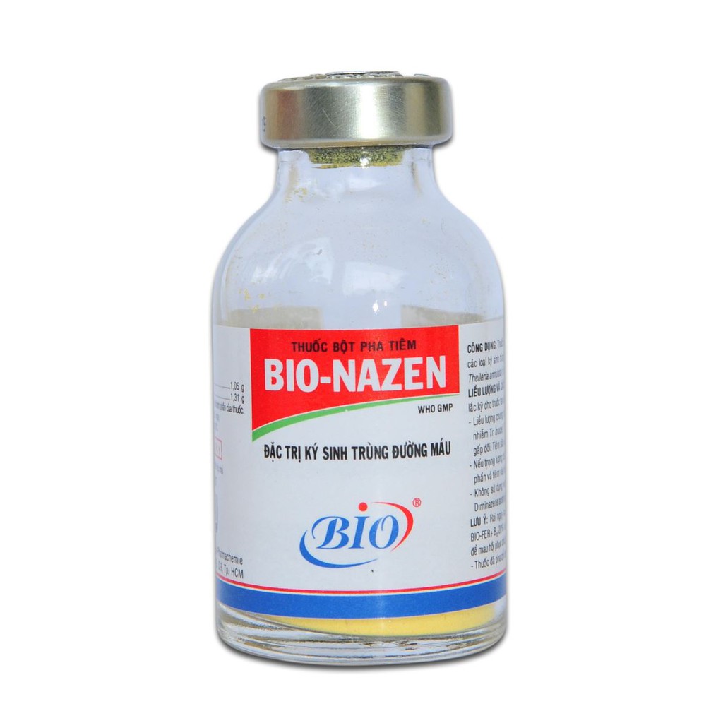 Bio Nazen 20ml loại bỏ ký sinh trùng máu trên bò, dê, cừu