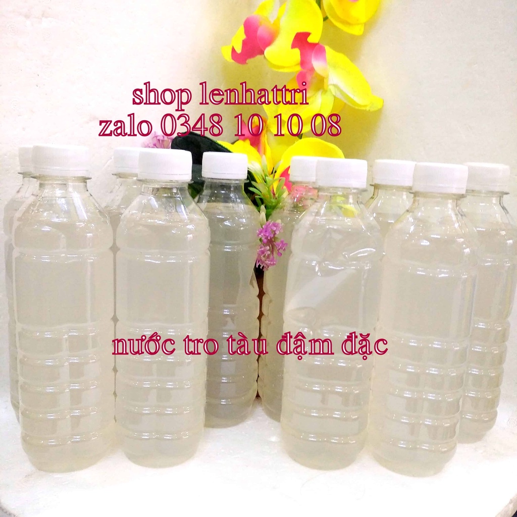 Nước tro tàu làm bánh làm mì sợi sương sáo 450ml