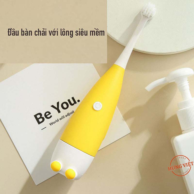 Bàn chải đánh răng bằng điện cho trẻ em giúp bé vệ sinh răng miệng sạch sẽ, dễ dàng [BÀN CHẢI EM BÉ]