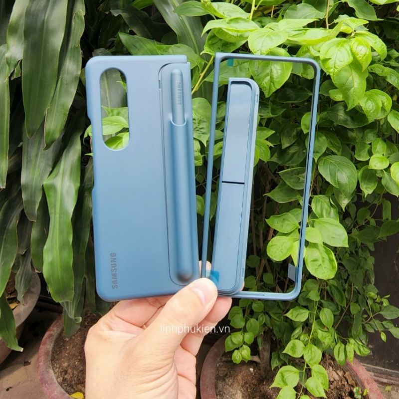 Ốp lưng kèm S Pen Samsung Galaxy Z Fold 4 Standing Cover With Pen - Hàng chính hãng
