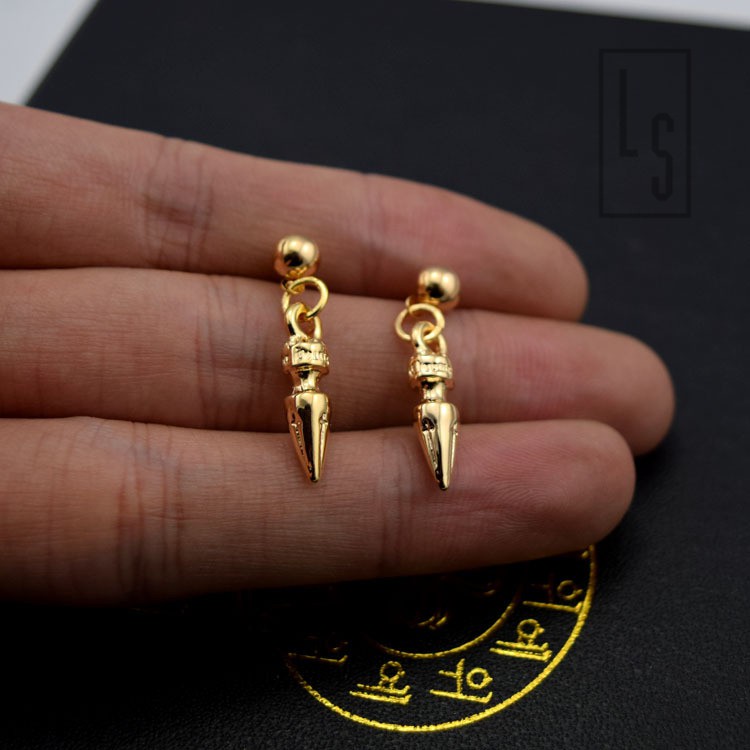 Khuyên BTS ARMY chrome heart cao cấp - Sẵn hàng