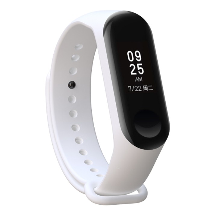 Dây cao su thay thế cho thiết bị miband 3,nhiều màu,bền đẹp giá rẻ-Tặng dán màn hình