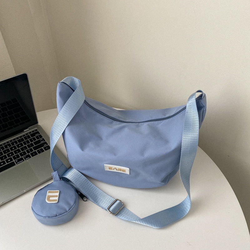 Túi Đeo Chéo Vải Oxford Cỡ Nhỏ Thiết Kế Đơn Giản Thời Trang Cho Nữ