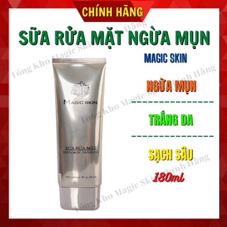 Sữa rửa mặt trắng da ngừa mụn Magic Skin - Mẫu cũ