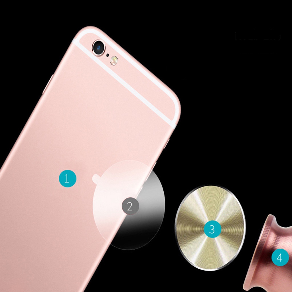 Giá Đỡ Điện Thoại Mini Hít Nam Châm Bằng Sắt Tiện Dụng Cho Xe Hơi