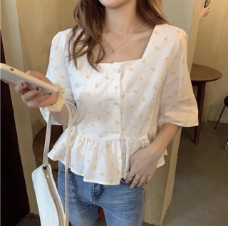 Áo hoa + 2% phí shopee