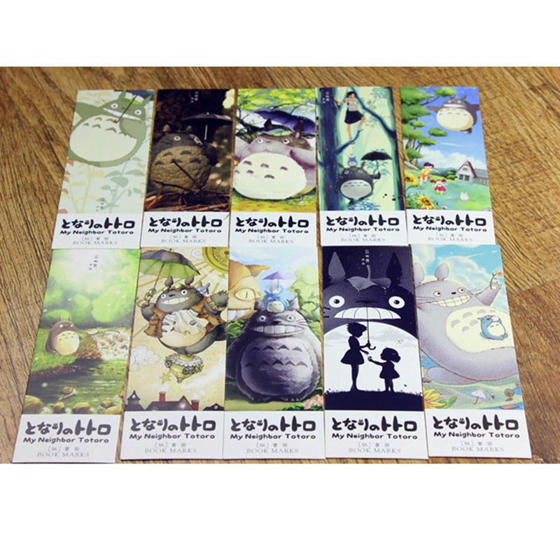 Uningt 1 Box Of Anime My Neighbor Totoro Series Paper Bookmarks