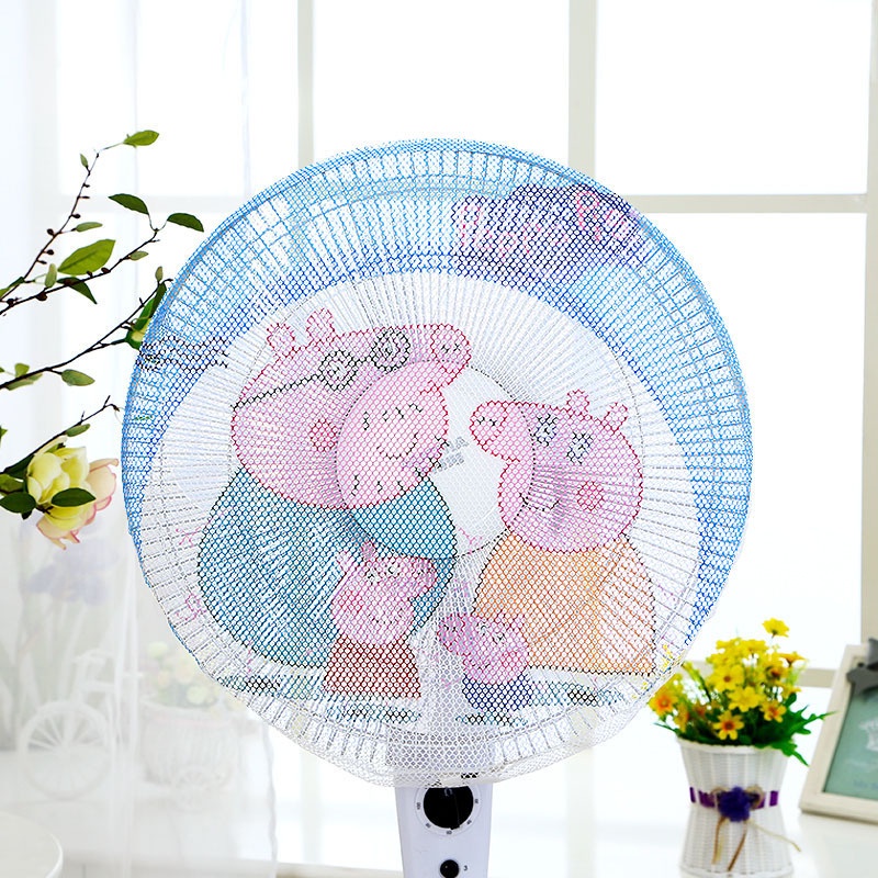 Màn lưới bọc quạt bảo vệ an toàn cho bé có dây rút siêu tiện dụng nhiều mẫu hoạt hình dễ thương