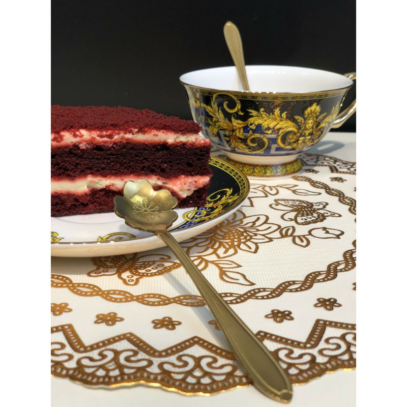 Muỗng/ thìa cà phê inox hình hoa Sakura