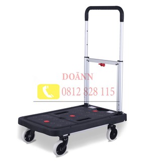 Xe đẩy hàng gấp gọn 4 bánh