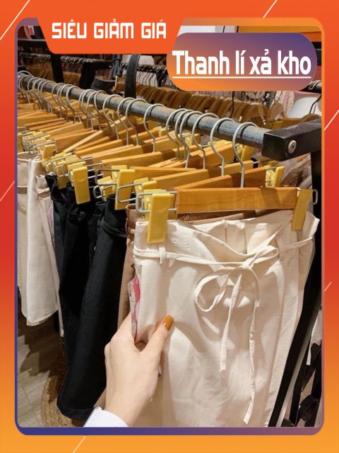 MÓC KẸP GỖ VÀNG - KẸP QUẦN BẰNG GỖ TRẺ EM,NGƯỜI LỚN- KẸP QUẦN ÁO NHỰA SHOP THỜI TRANG- KẸP CHÂN VÁY- KẸP MÓC