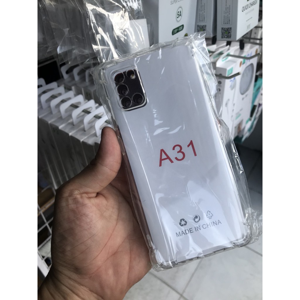 Ốp Lưng Điện Thoại SAMSUNG A31 trong suốt bảo vệ bốn góc