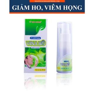 Xịt họng thảo dược vinaho thái dương - giảm ho, viêm họng, ngứa rát họng