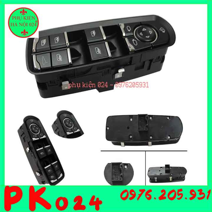 Công Tắc Lên Xuống Kính Tổng Cho Xe Ô Tô - Porsche Panamera Cayenne Macan 2011-2014 Mã 7PP959858DML