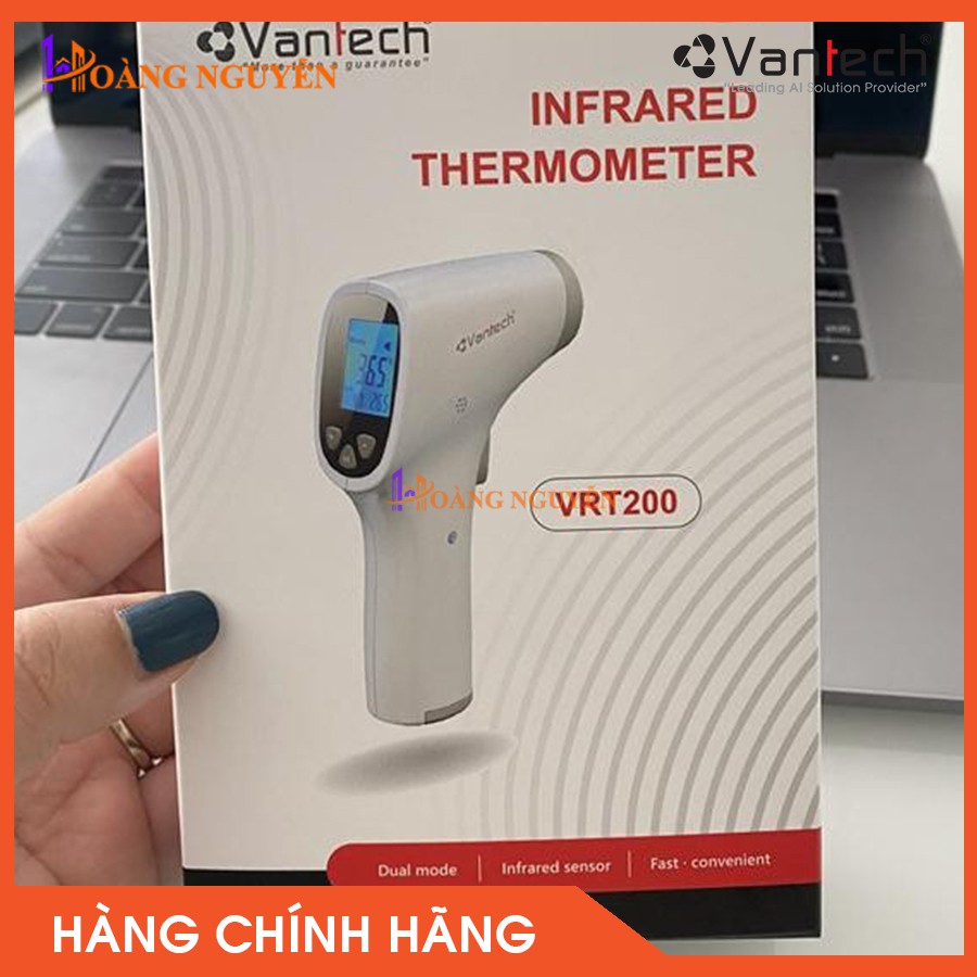 [NHÀ PHÂN PHỐI] Máy đo nhiệt độ cơ thể cầm tay Vantech VRT200