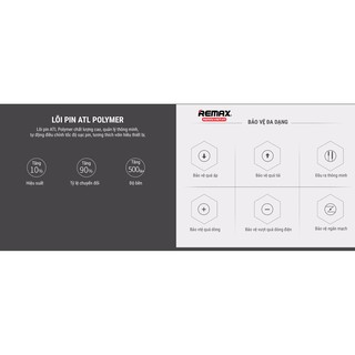 Pin sạc dự phòng 20000mah remax rpp - 59