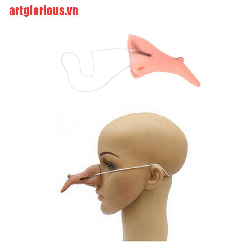 【artglorious】Funny Wicked Witch Nose And Chin Halloween Costume Decoration Gift