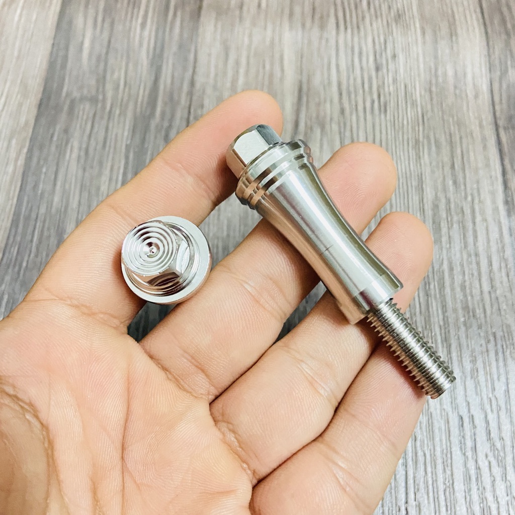 Bộ sưu tập khâu BAGA trước xe DREAM, DREAM thái, ốc gắn khâu BAGA chất liệu INOX 304 SÁNG BÓNG