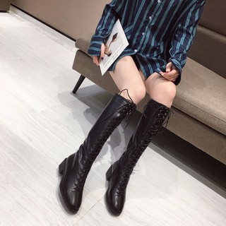 Bốt đùi cột dây