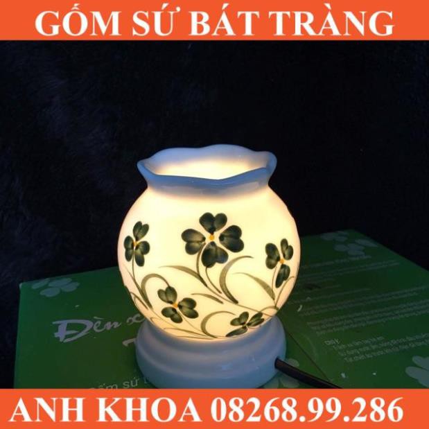 Đèn xông tinh dầu - Gốm sứ Bát Tràng Anh Khoa