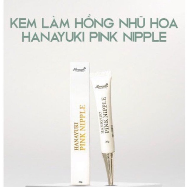 [CHÍNH HÃNG] Kem Hồng Nhũ Hoa Hanayuki Pink Nipple tuýt 20gam