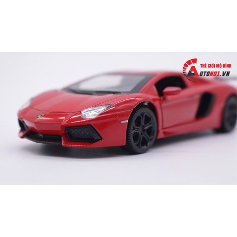 MÔ HÌNH XE LAMBORGHINI LP740 RED 1:32 TYMODEL 7471