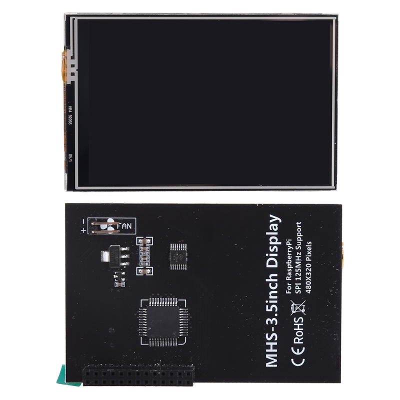 Màn Hình Cảm Ứng Kèm Quạt Tản Nhiệt NAMA 4 inch 60 + fps 800x480 Cho Raspberry Pi