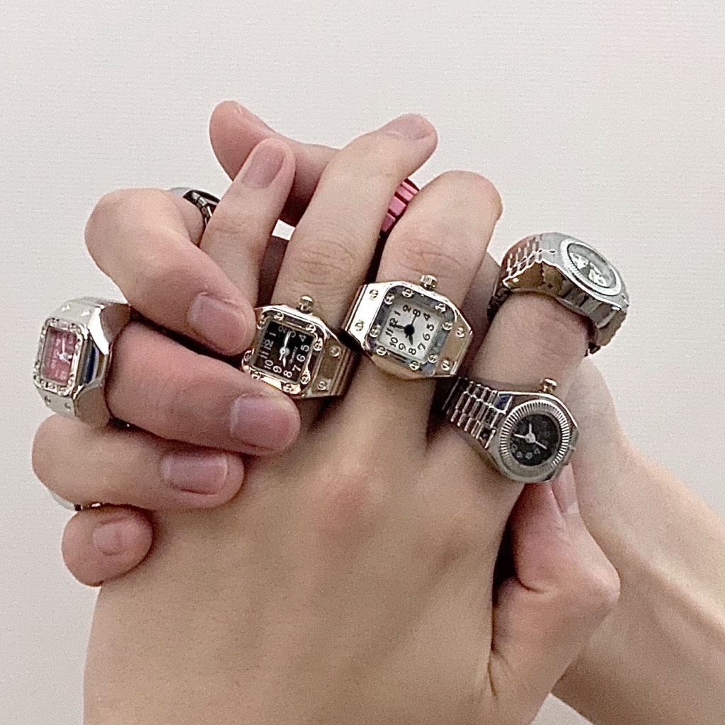 Nhẫn Thời Trang Phong Cách Retro Hàn Quốc