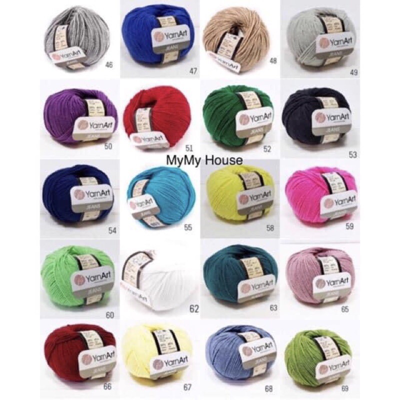 LEN JEANS Bảng màu 2