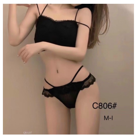 Hàng cao cấp - Quần lót ren viền đính nơ C806