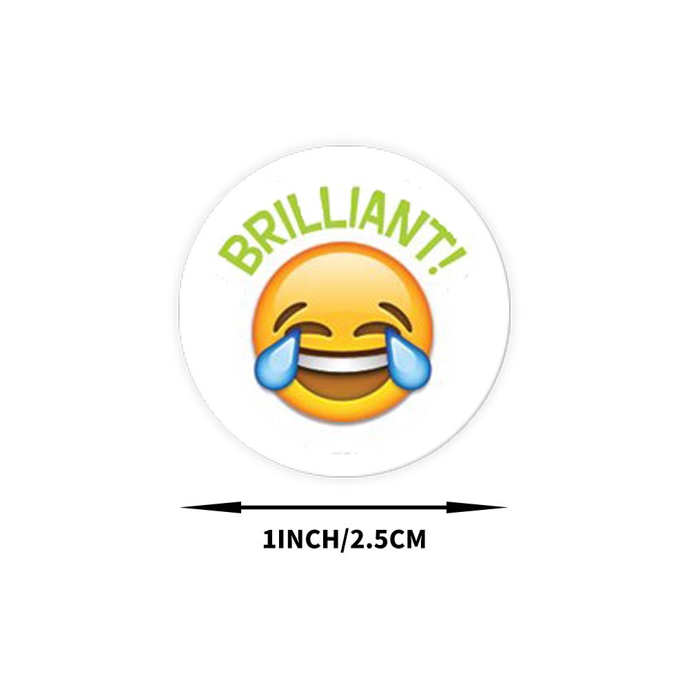 Miếng Dán Hình Biểu Tượng Cảm Xúc Cho Trẻ 8smiley 1inch