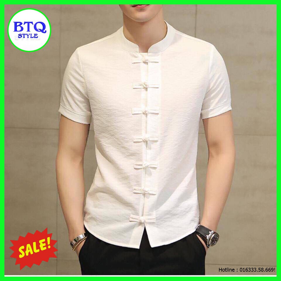 + áo sơ mi nam, sơ mi cổ tàu, áo đũi nam | BigBuy360 - bigbuy360.vn