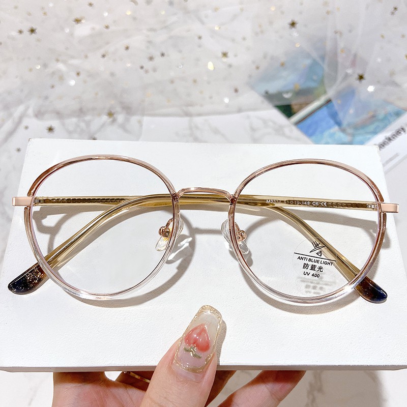 Mắt Kính Gọng Tròn Chống Ánh Sáng Xanh Thời Trang Cho Nam Nữjz2334 | BigBuy360 - bigbuy360.vn
