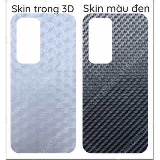 Miếng dán mặt lưng skin carbon Xiaomi Redmi 10