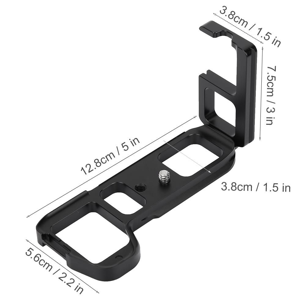 Aluminium Alloy L Shape Bracket Quick Release Plate for Sony A7M2 A7R2 A7S2 A7R II