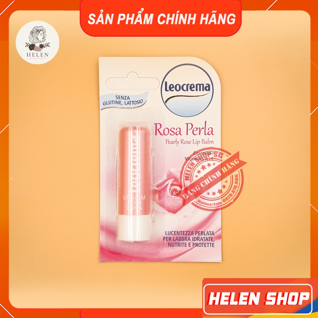 Son Dưỡng Leocrema Lip Balm Vitamin - Son Dưỡng Từ Ý Cho Đôi Môi Căng Mịn 5.5ML