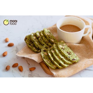 bánh biscotti vị trà xanh 100g - bánh hỗ trợ giảm cân