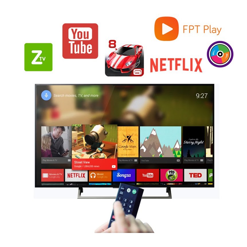 Tivi Sony KD-49X7500F-2018 ( 4K HDR, Android TV, 49'') Giao hàng nội thành TP.Hồ Chí Minh