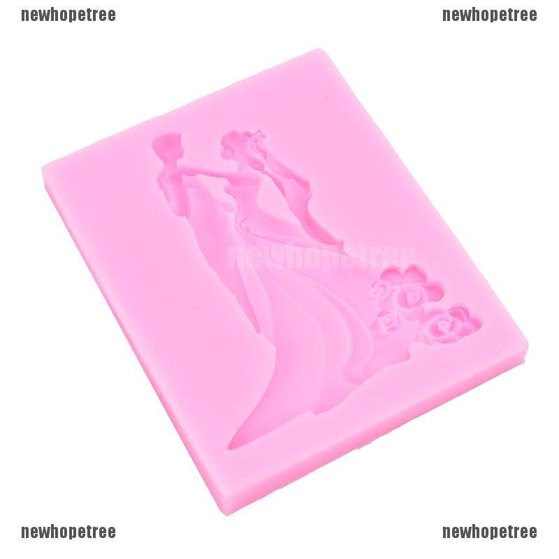 Khuôn Silicone TạO HìNh Cô Dâu Chú Rể Chuyên DụNg LàM BáNh Trang Trí