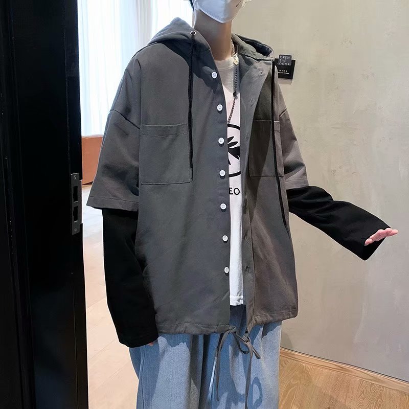 2020 Korean Fashion Street Style Long Sleeve Hoodie For Men