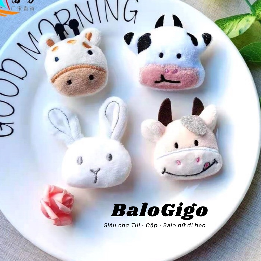 Ghim cài balo Cặp áo bằng bông siêu dễ thương ST85 - BaloGigo