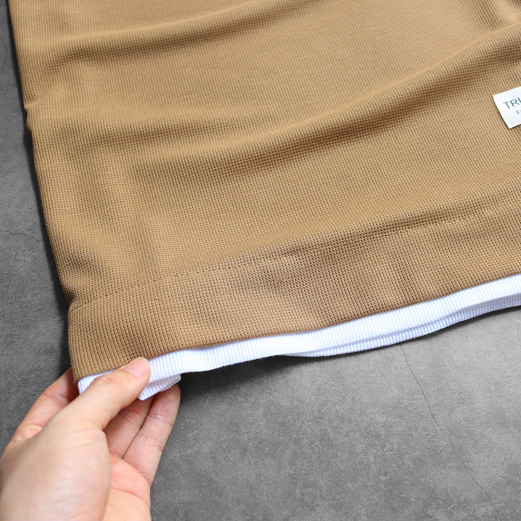 Áo thun nam cổ tròn tay ngắn chất thun tổ ong cao cấp thiết kế thời trang nam tính siêu hót BMF