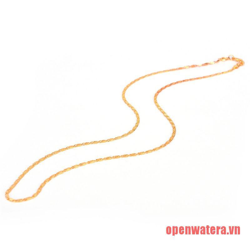 Dây chuyền nam mạ vàng 16-30 inch tùy chọn