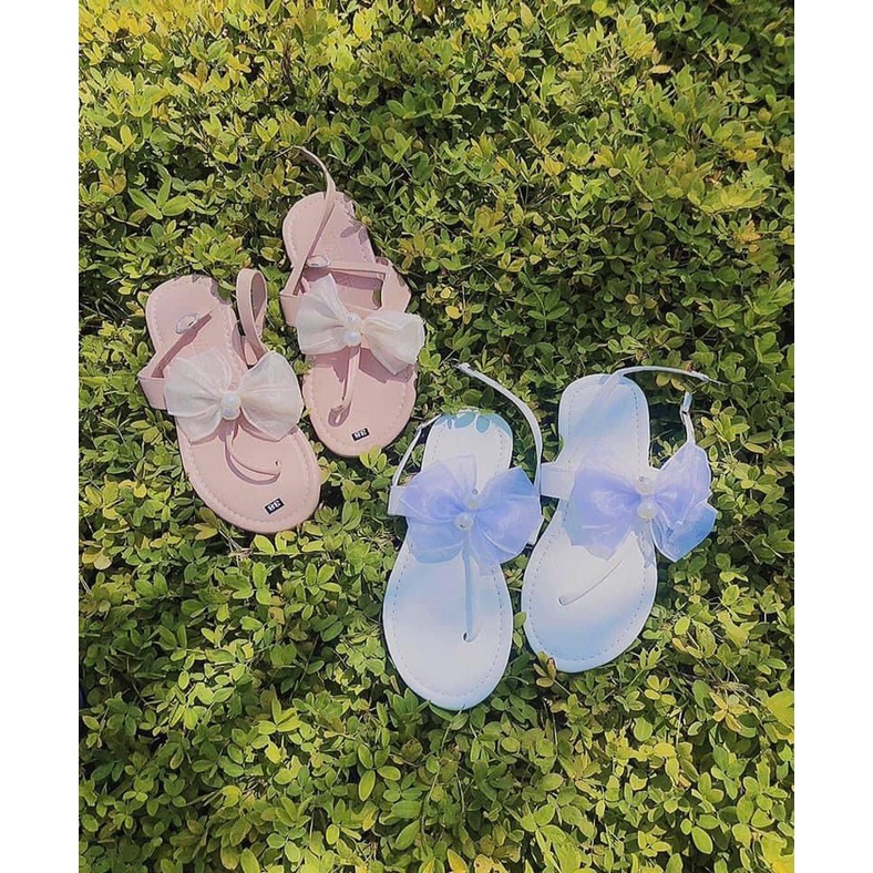Dép Nữ - Sandal Nơ Hồng - Trẻ Trung, Màu Xinh Xắn